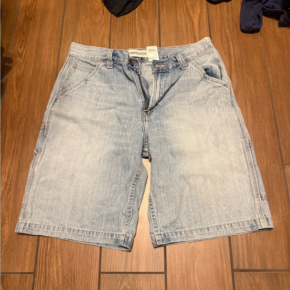 Levi's Light Blue Denim Carpenter Shorts
